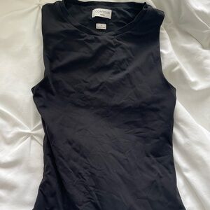Aritzia Black Contour Bodysuit